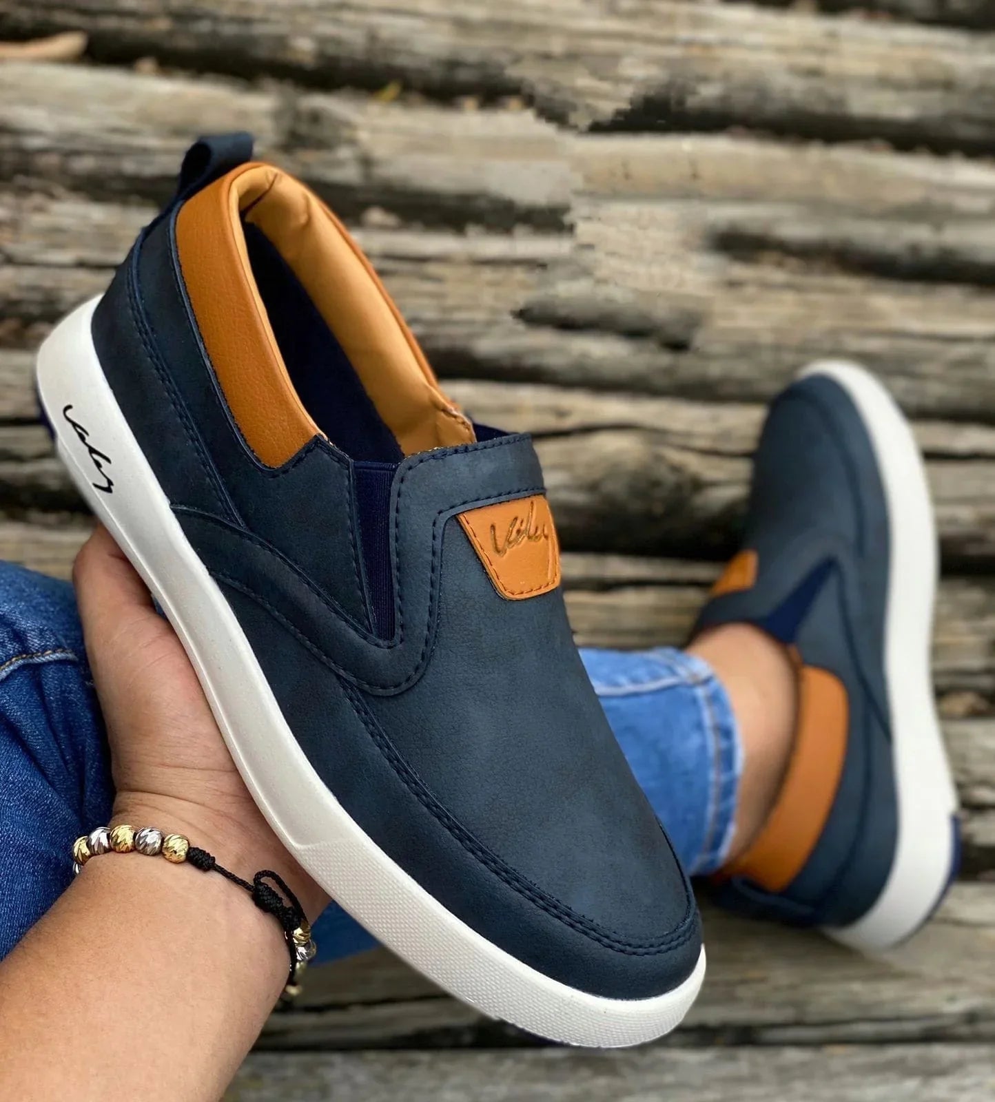 Mocasín Ortopedico VLZ - Cuero Legítimo para Hombre