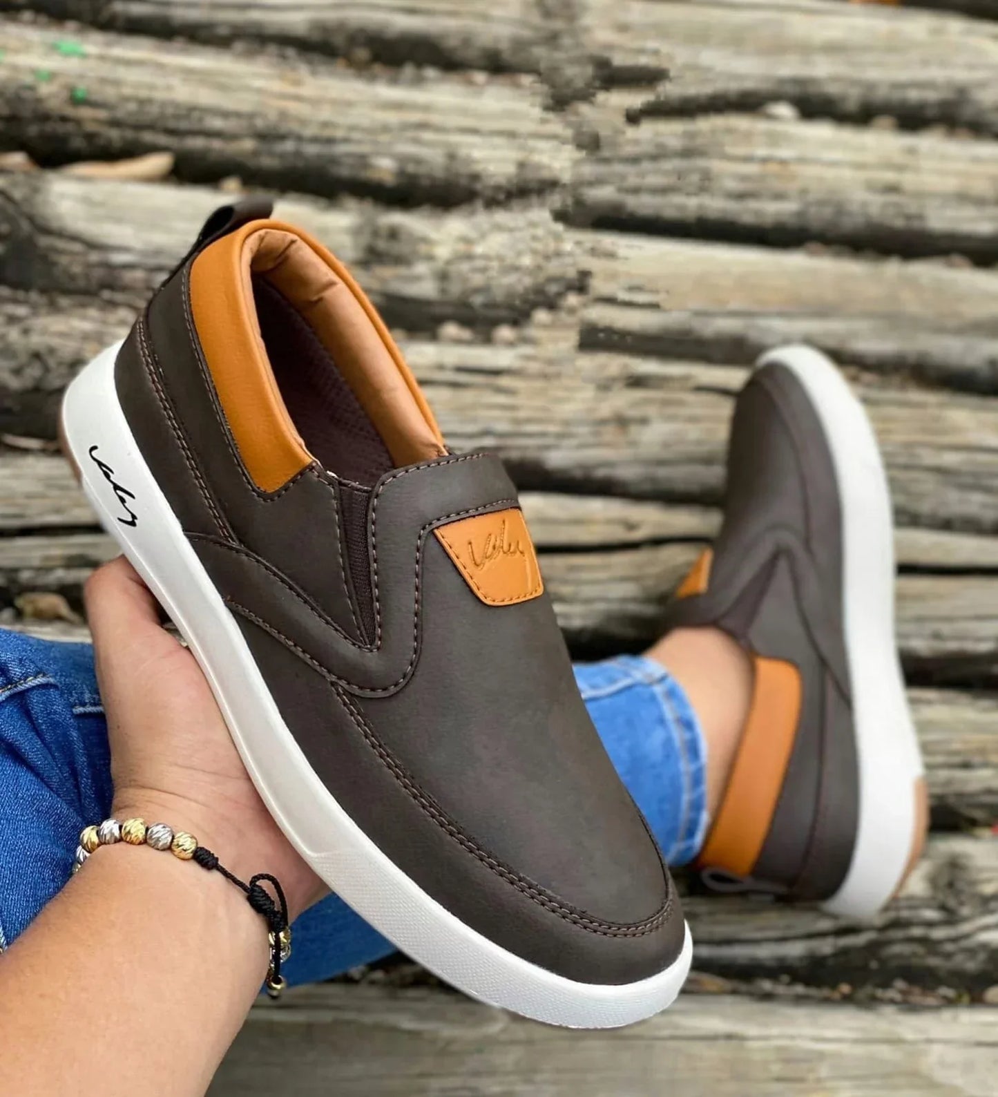 Mocasín Ortopedico VLZ - Cuero Legítimo para Hombre